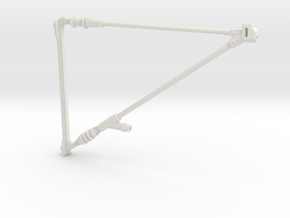 Catenary arm 95 mm (standard) - Gauge 1 (1:32) in White Natural Versatile Plastic