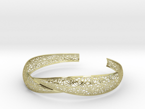 Light cuff bracelet in 18K Yellow Gold