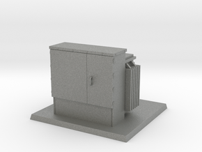Padmount Transformer 01. 1:35 Scale in Gray PA12