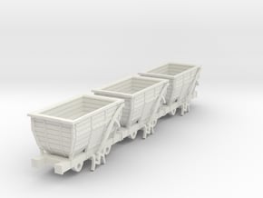 a-87-chaldron-wagon in White Natural Versatile Plastic