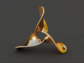 Noahs Propeller II (Pendant) in Polished Brass