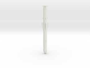 BrahMos-A Supersonic Cruise Missile in White Natural Versatile Plastic: 1:48 - O