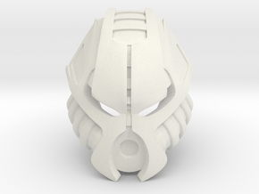 Great Mask of Undeath (axle) (shapeshifted) in White Natural Versatile Plastic