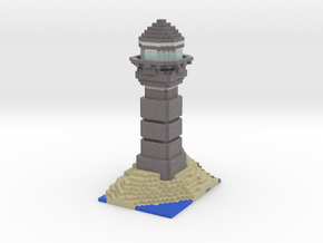 Minecraft Lighthouse  in Full Color Sandstone