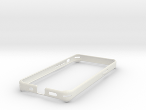 Bumper for iPhone12mini / 13mini in White Natural Versatile Plastic