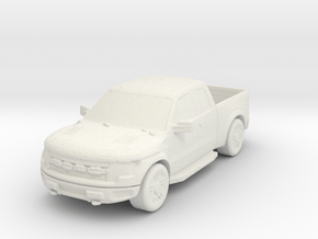 Ford F-150 Raptor 1/87 in White Natural Versatile Plastic