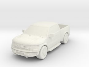 Ford F-150 Raptor 1/64 in White Natural Versatile Plastic