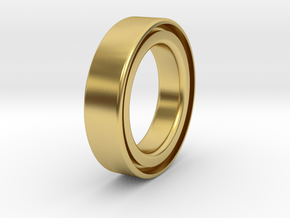Spinner Ring in Polished Brass (Interlocking Parts): 12 / 66.5