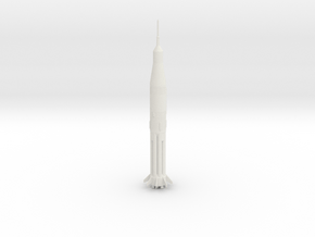 Saturn IB in White Natural Versatile Plastic: 1:350