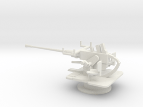 1/57 Scale 40 mm Bofor MK3 in White Natural Versatile Plastic