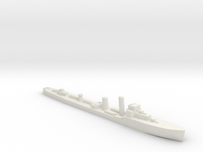 HMS Wessex (D43) W class destroyer 1:1400 WW2 in White Natural Versatile Plastic