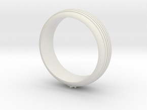 Plains Ring  mtg in White Natural Versatile Plastic