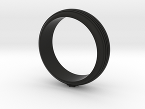Plains Ring  mtg in Black Premium Versatile Plastic