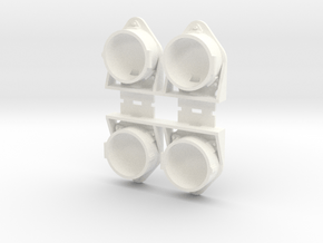 4x lok lantaarn v06 in White Processed Versatile Plastic