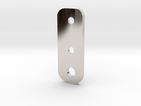Little One - Master Chassis -Button Pannel in Rhodium Plated Brass