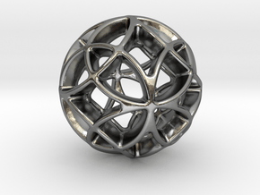 CELTICUBE in Polished Silver