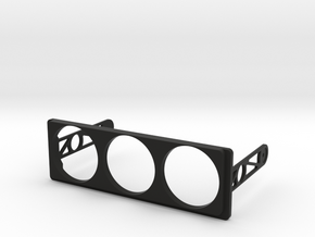 3x Gauge Panel - Nissan 200SX / S14 / S15  in Black Natural Versatile Plastic
