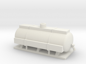 HO/OO Cargo Car Large Fuel Tank Load in White Natural Versatile Plastic