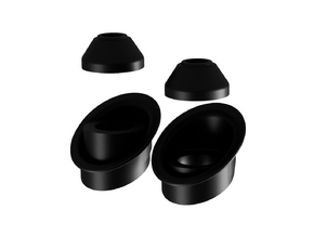 Toyota Starlet KP6* Window Wiper Spacers With Boot in Black PA12