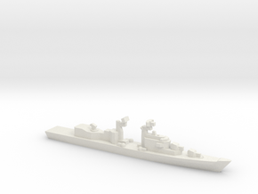 Audace-Class DDG (1971) w/ Barrels, 1/3000 in White Natural Versatile Plastic