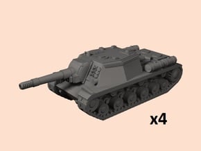 1/160 SU-152 self propelled guns in White Processed Versatile Plastic