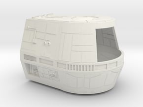 Star Trek - Travel Pod - 3.4 (w/o Back Collar) in White Natural Versatile Plastic