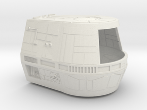 Star Trek - Travel Pod - 2.75 (w/o Back Collar) in White Natural Versatile Plastic