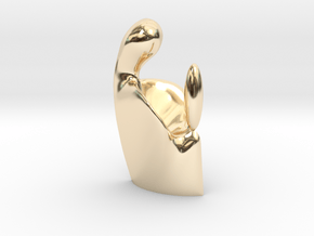 Mother & Child in 14k Gold Plated Brass