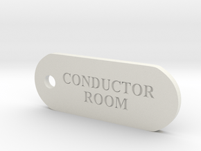 Resident evil Zero Conductors Key Pt2 in White Natural Versatile Plastic