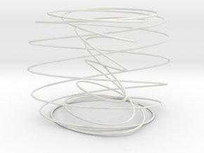 twin-prime-knots-131102 in White Natural Versatile Plastic