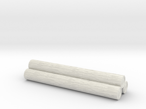 HO standard Log Load fused in White Natural Versatile Plastic