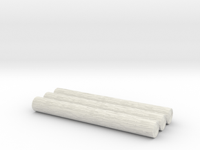 HO standard Log Load separated in White Natural Versatile Plastic