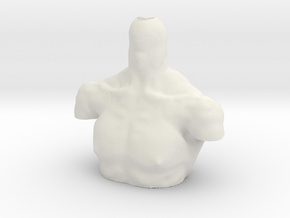 boy-manikin-narrow chest in White Natural Versatile Plastic
