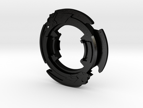 Bey Galeon Attack Ring combined in Matte Black Steel