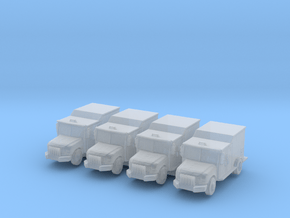 Ford F-550 Armored Van (x4) 1/350 in Smooth Fine Detail Plastic