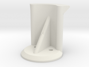 Filament Spool holder 40mm in White Natural Versatile Plastic