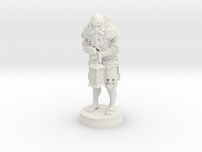 Old Watchman in White Natural Versatile Plastic