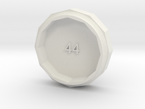44mm Luminor Case Back Opener in White Natural Versatile Plastic