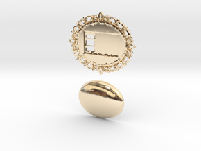 1/3rd Scale Violet Evergarden Brooch  in 14K Yellow Gold