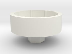 Oddy Torque_8 Socket in White Natural Versatile Plastic