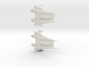 Thunder Fighter 2.6in in White Natural Versatile Plastic