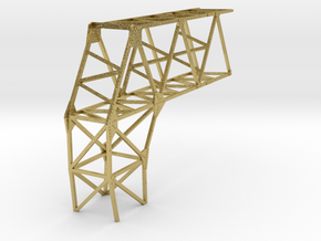VR Pin Arch 4 Track Part #2 (Brass) 1:87 Scale in Natural Brass
