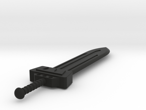 Master Blade of the Empyrean (Solid version) motuO in Black Premium Versatile Plastic