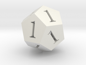 All Ones D12 (old version) in White Natural Versatile Plastic