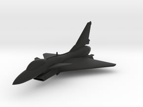  Chengdu J-10 in Black Natural Versatile Plastic