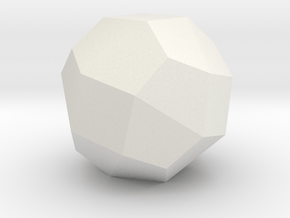 11. Biscribed Propello Cube - 1 in in White Natural Versatile Plastic