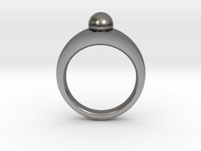 The ideal pearl | Ring in Polished Nickel Steel: 11 / 64