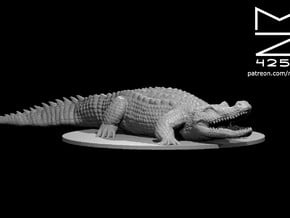  Giant Crocodile in White Natural Versatile Plastic