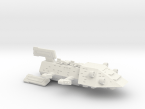 3125 Scale Kzinti Division Control Ship (DCS) SRZ in White Natural Versatile Plastic