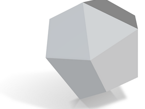 20. Biscribed Propello Tetrahedron - 10mm in Tan Fine Detail Plastic